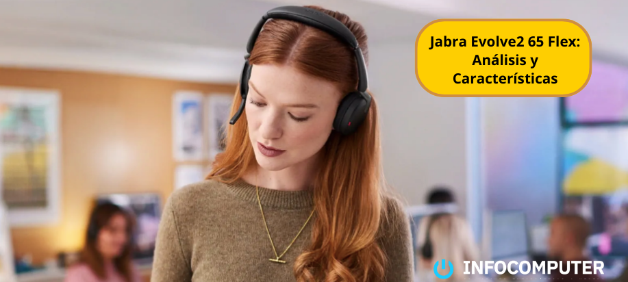 Conoce los auriculares Jabra Evolve2 65 Flex: análisis 2024 - Blog de  Info-Computer