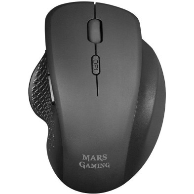 RATÓN MARS GAMING MMWERGO | ÓPTICO | 3200 DPI | INALÁMBRICO | AMBIDIESTRO | NEGRO