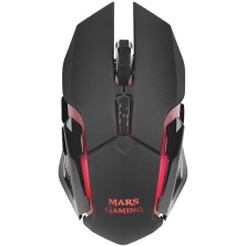 RATÓN GAMING | MARS GAMING MMW | ÓPTICO | 3200 DPI | INALÁMBRICO | NEGRO
