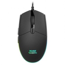 RATÓN GAMING | MARS GAMING MMG | 3200 DPI | ÓPTICO | ILUMINACIÓN | NEGRO