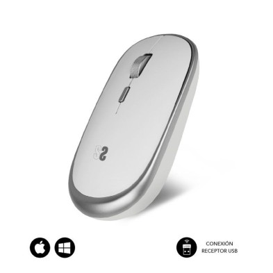 Ratón Subblim Wireless Mini | Óptico | 1600 DPI | Inalámbrico | Plata