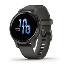 Smartwatch garmin venu 2s notificaciones frecuencia cardiaca gps negro y gris pizarra