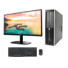 HP 8300 SFF i7 3770 3.4 GHz| 8 GB | 240 SSD | WIFI | WIN 10 PRO | LCD 24" NUEVO Multimedia+ TECLADO Y RATON