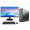 HP EliteDesk 800 G1 SFF Core i5 4570 3.2 GHz | LCD 24" | 16 GB | 2TB HDD | WIFI | TEC. Y RATÓN INALÁMBRICO | DP |  VGA