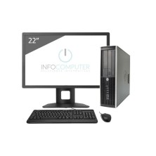HP Elite 8300 SFF i7 – 3770 3.4 GHz |8 GB RAM | 1TB + 240 SSD | LCD 22"