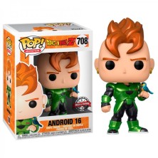 Funko pop dragon ball z androide 16 efecto metalico exclusivo 39946