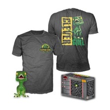 FUNKO POP | POP & TEE | TALLA XL | CLEVER RAPTOR | JURASSIC PARK