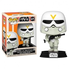 FUNKO POP | DISNEY | SNOWTROOPER VERSIÓN ALTERNATIVA | CON ARMA Y LOGO AMARILLO EN EL CASCO | STAR WARS