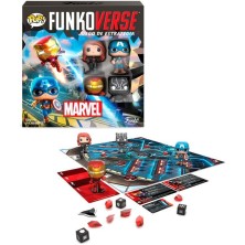 FUNKO POP | JUEGO DE MESA | FUNKOVERSE | CAPITAN AMERICA IRON MAN VIUDA NEGRA Y PANTERA NEGRA