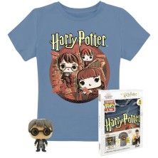 FUNKO POP | CAMISETA | TALLA XL | HERMIONE HARRY Y RON | HARRY POTTER