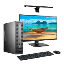 HP EliteDesk 800 G2 SFF Core i5 6500 3.2 GHz | 8GB | 240 SSD | 24" + BARRA DE LUZ