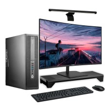 HP EliteDesk 800 G2 SFF Core i5 6500 3.2 GHz | 16GB | 240 SSD | 29" CURVO | BARRA DE LUZ | BASE CARGA INALAMBRICA