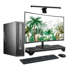 HP EliteDesk 800 G2 SFF Core i5 6500 3.2 GHz | 16GB | 512 SSD | 29" CURVO | BARRA DE LUZ | BASE CARGA INALAMBRICA