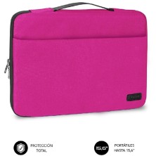 Funda subblim elegant laptop sleeve hasta 15.6' rosa