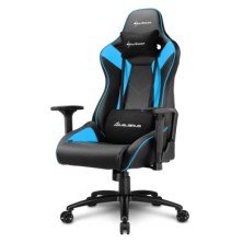 SILLA GAMING | SHARKOON ELBRUS3 AZUL | AJUSTABLE | COJÍN CERVICAL