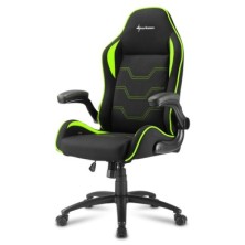 SILLA GAMING | SHARKOON ELBRUS 1 VERDE | REPOSABRAZOS