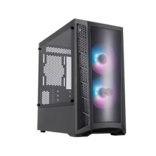 CAJA ORDENADOR GAMING MICRO ATX COOLERMASTER MASTERBOX MB320L ARGB CRISTAL TEMPLADO | 2XVEN 120MM ARGB DELANTERO