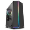Caja PC Nox Infinity Neon RGB | Midi Tower | USB 3.0 | ATX | Negro