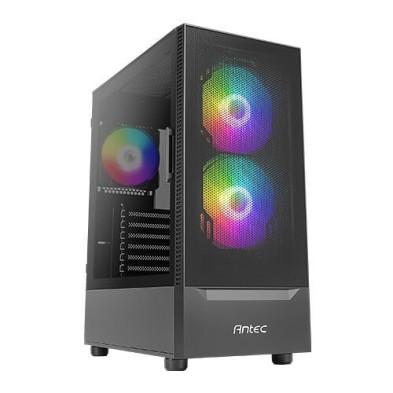 Caja PC Gaming Antec NX10 RGB | Midi Tower | USB 3.2 | ATX | Negro