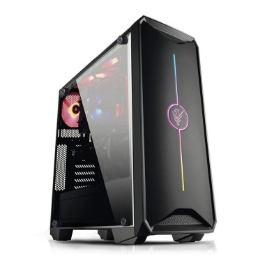 Caja PC Gaming Phoenix Zmir RGB | Mini Torre | USB 3.0 | ATX | Negro