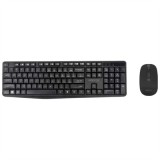 Kit teclado y ratón Approx MK335 en negro, vista de conjunto sobre fondo blanco