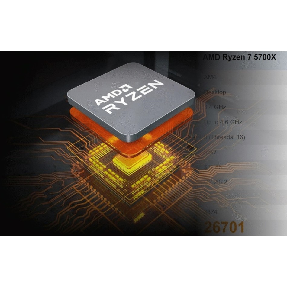 AMD Ryzen 7 5700 3.7 GHz 20MB