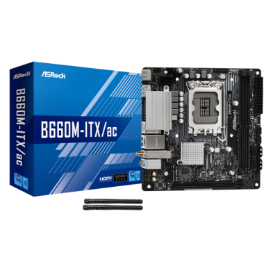 Placa Base Asrock B660M-ITX/ac Intel B660 LGA 1700 mini ITX