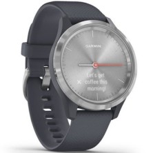 Reloj Smartwatch Garmin Vivomove 3S Sport Plata Grafito Azul