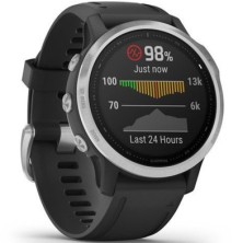 Reloj Smartwatch Garmin Fenix 6S Plata Negro