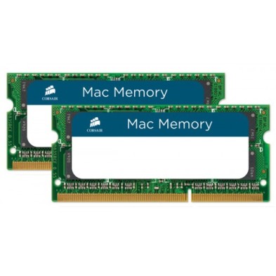 condensador flojo Búho Corsair DDR3 1066 PC3-8500 8GB 2x4GB SO-DIMM Para Mac Verde