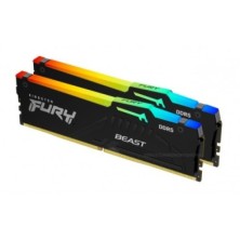 MEMORIA KINGSTON FURY BEAST RGB DDR5 32GB KIT2 4800MHZ  CL38