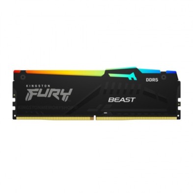 Memoria RAM Kingston Fury Beast RGB | 8GB DDR5 | DIMM | 4800MHz