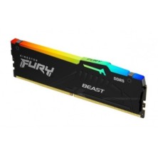 MEMORIA KINGSTON FURY BEAST RGB DDR5 32GB KIT2 5200MHZ  CL40