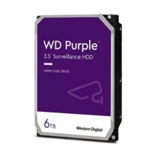 DISCO DURO INTERNO HDD WD WESTERN DIGITAL PURPLE WD63PURZ 6TB 3.5PULGADAS SATA 3 5700RPM