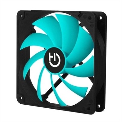 Ventilador Gaming Hiditec HDT-12 | 12 cm | Negro, Azul