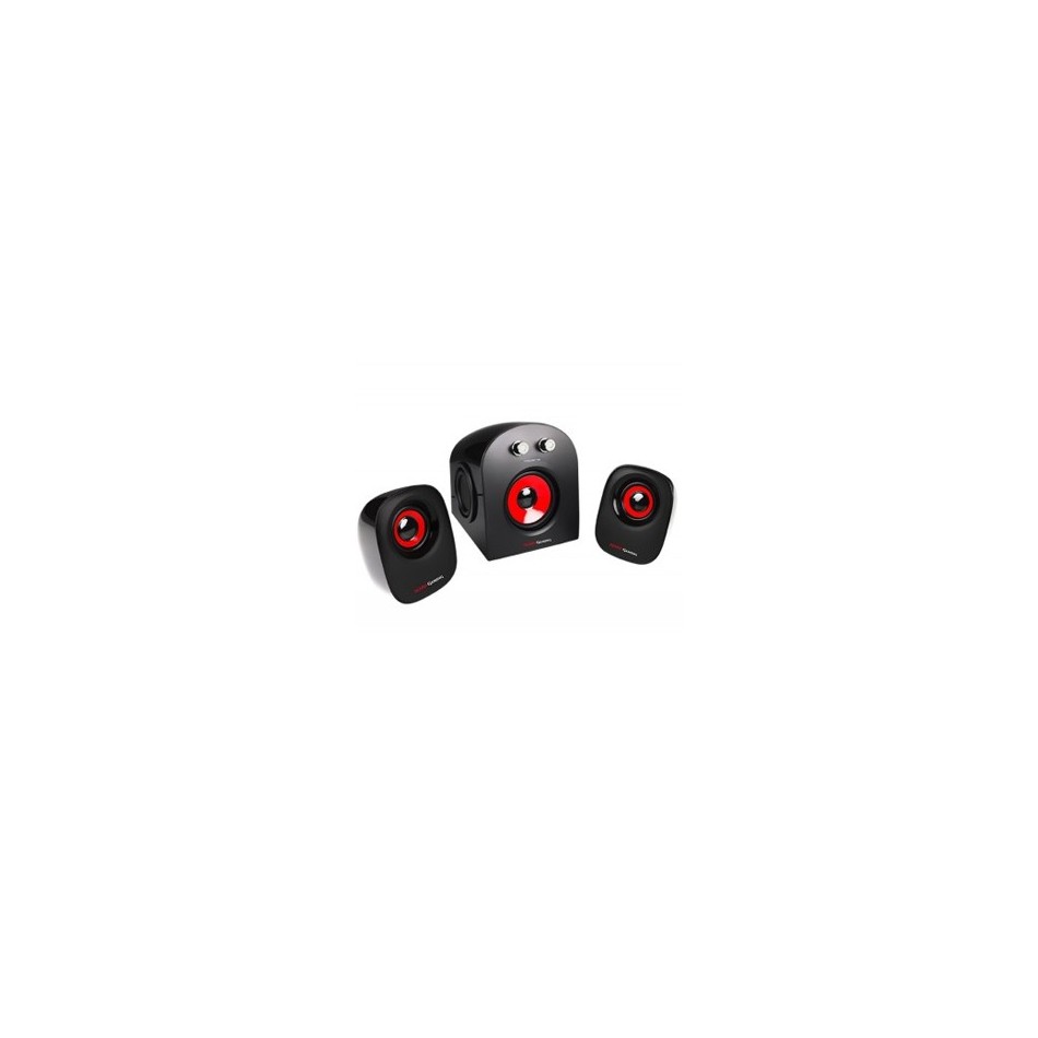 Altavoces Mars Gaming MS2 Negro Rojo 20W Altavoces Mars Gaming MS2 Negro Rojo 20W