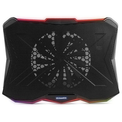 BASE DE REFRIGERACIÓN | 17.3" | NOX | HUMMER PRO | ILUMINACIÓN | NEGRO