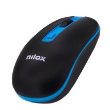 Mouse Raton Nilox Nxmowi2003 Wireless Inalambrico 1000 Dpi Negro - Azul
