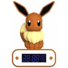 Lampara LED Reloj Despertador Teknofun Madcow Entertainment Pokemon Eevee 20 Cm