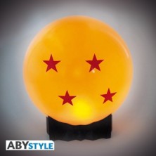 Lampara Abystyle Portatil LED Dragon Ball Bola De 4 Estrellas
