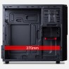 Caja PC Hiditec Q9 Pro | Mini Torre | USB 3.0 | Micro ATX | Negro