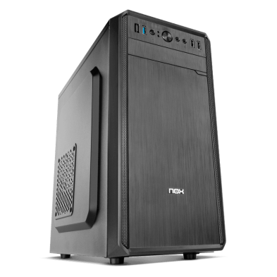 Caja PC Nox Lite030 | Midi Tower | USB 3.0 | Micro ATX | Fuente 500W | Negro