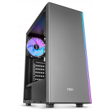 Caja PC Gaming Nox Infinity Omega ARGB | Midi Tower | USB 3.0 | ATX | Gris