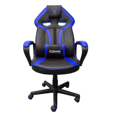 SILLA GAMING | WOXTER STRING STATION | ALIEN | AZUL | COJÍN LUMBAR |RACING