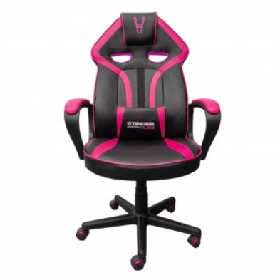 SILLA GAMING | WOXTER STRING ALIEN | ROSA | COJÍN LUMBAR |RACING