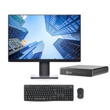 PC Completo HP 800 G1 MINI Pc Intel Core i7 4765T 2.0 GHz | 8 GB | 240 SSD | LCD 22´´