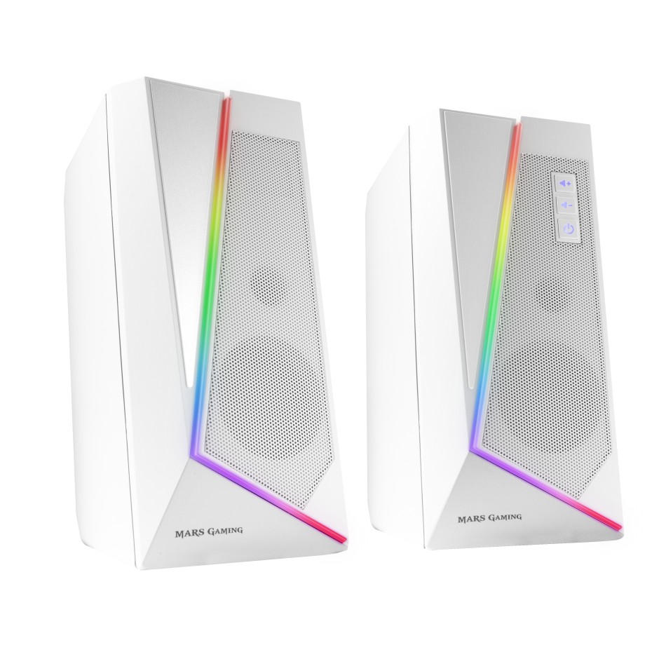 Altavoz Mars Gaming MS7 blanco Inalámbrico y alámbrico 20 W - Altavoces Baratos