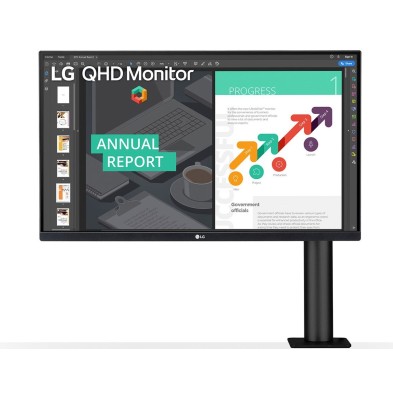 Monitor LG 27QN880-B LED display 68,6 cm (27") 2560 x 1440 Pixeles Quad HD LCD Negro