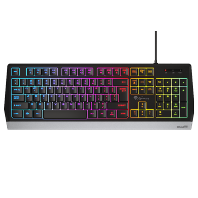 TECLADO GAMING | GENESIS RHOD 300 RGB | MEMBRANA | ILUMINACIÓN | ESPAÑOL | NEGRO