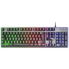 Mars Gaming MK220ES Teclado Gaming H-Mech FRGB Rainbow y Halo Antighosting Idioma Español